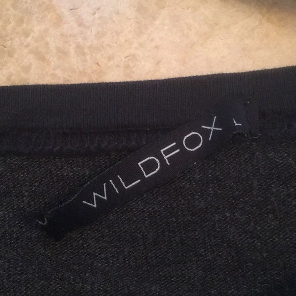 Wildfox sweatshirt romper black label LARGE - Picture 3 of 6